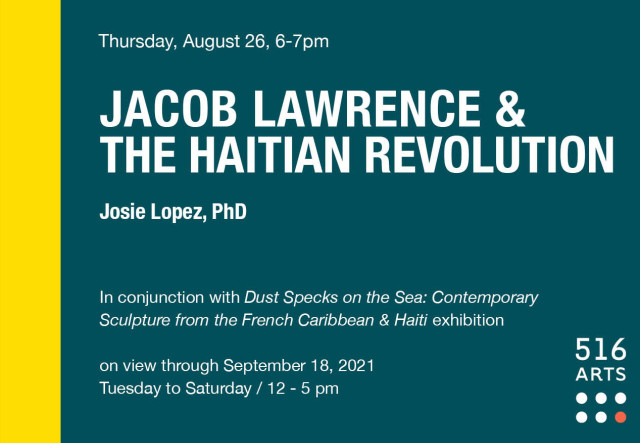 Jacob Lawrence & the Haitian Revolution, Josie Lopez PhD exhibition image